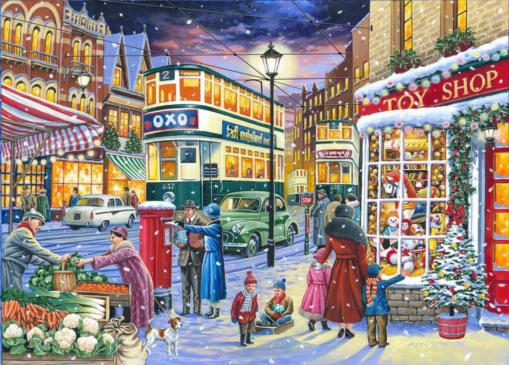 House of Puzzles - Catching the Tram No 19 - Find the Difference - 1000 Piece Jigsaw Puzzle