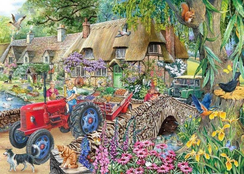 House of Puzzles - Hold on Tight! - 1000 Piece Jigsaw Puzzle