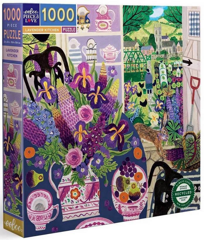 Eeboo - Lavender Kitchen - 1000 Piece Jigsaw Puzzle