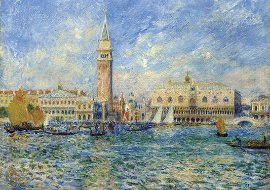 Calypto - Venice The Doges Palace - Pierre-Auguste Renoir - 1000 Piece Jigsaw Puzzle
