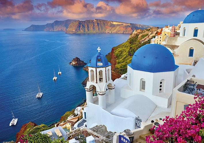 Calypto - Santorini - Greece - 1000 Piece Jigsaw Puzzle