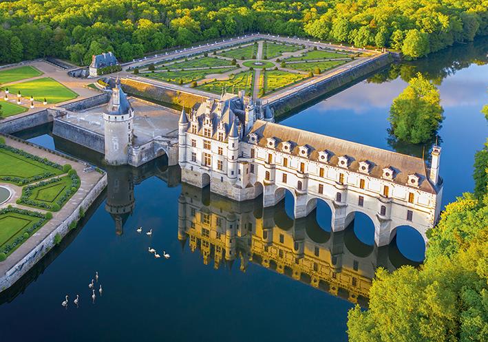 Calypto - Castle of Chenonceau - Touraine - 1000 Piece Jigsaw Puzzle