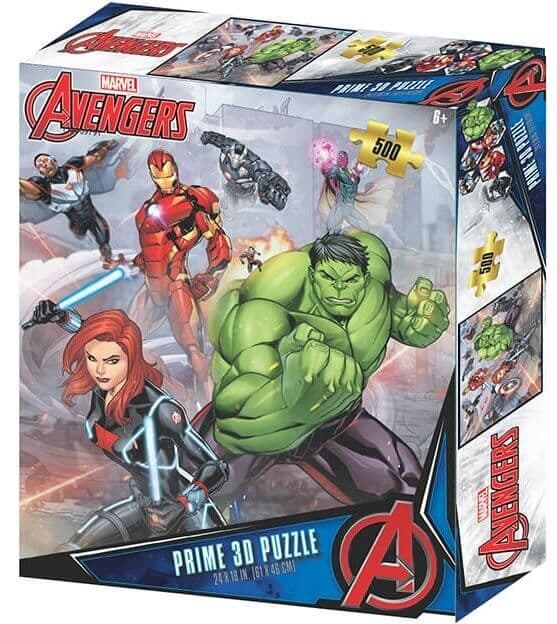 Kidicraft - Avengers Assemble 3D - 500 Piece Jigsaw Puzzle