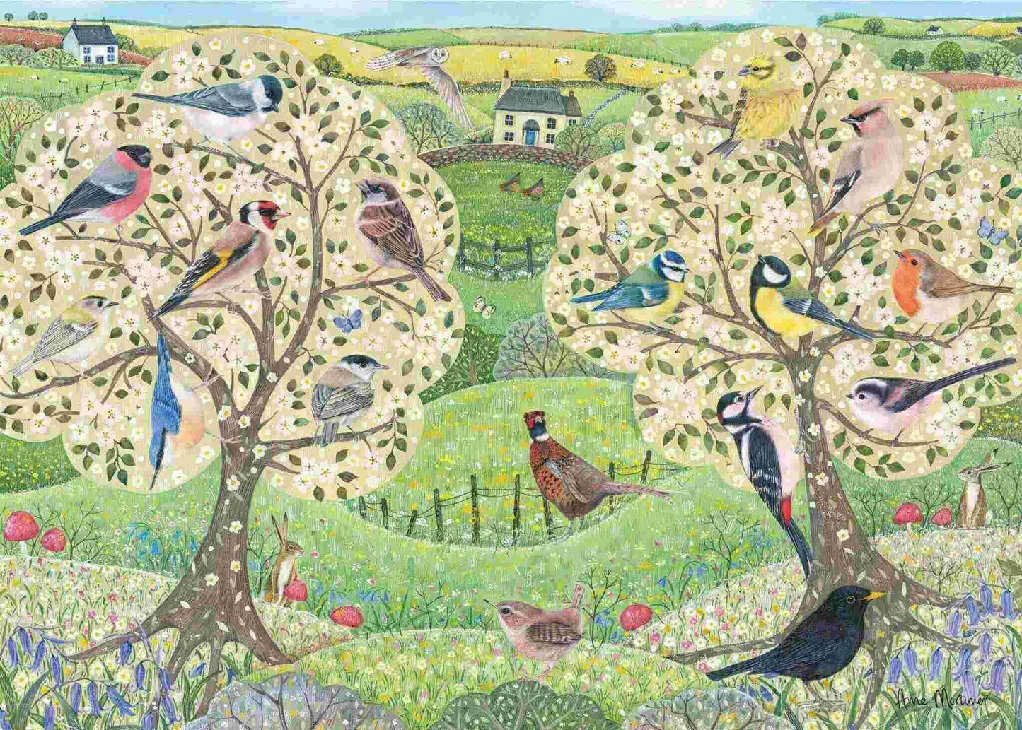 Otter House - Beautiful Birds - 1000 Piece Jigsaw Puzzle