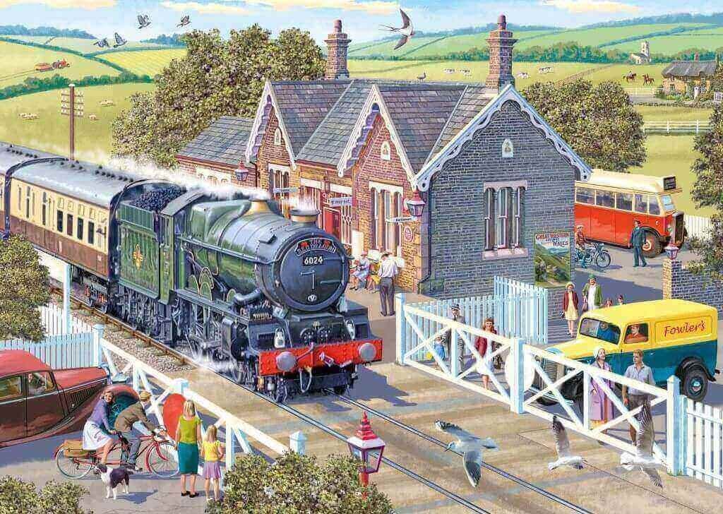 Otter House - Village Station  - 1000 Piece Jigsaw Puzzle