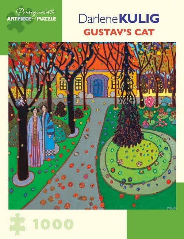 Pomegranate - Darlene Kulig - Gustav's Cat - 1000 Piece Jigsaw Puzzle