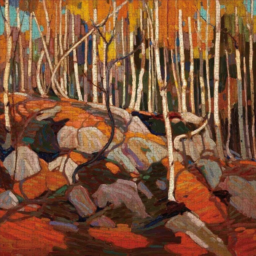 Pomegranate - Tom Thomson The Birch Grove Autumn - 1000 Piece Jigsaw Puzzle