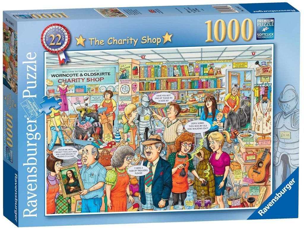 Ravensburger - Best of British - The Charity Shop - 1000 Piece Jigsaw Puzzle