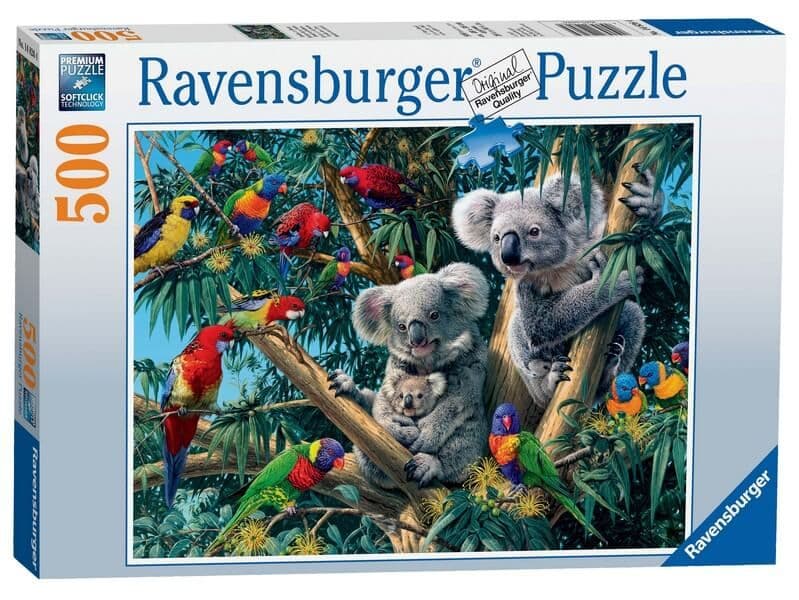 Ravensburger - Koalas in a tree - 500 Piece Jigsaw Puzzle