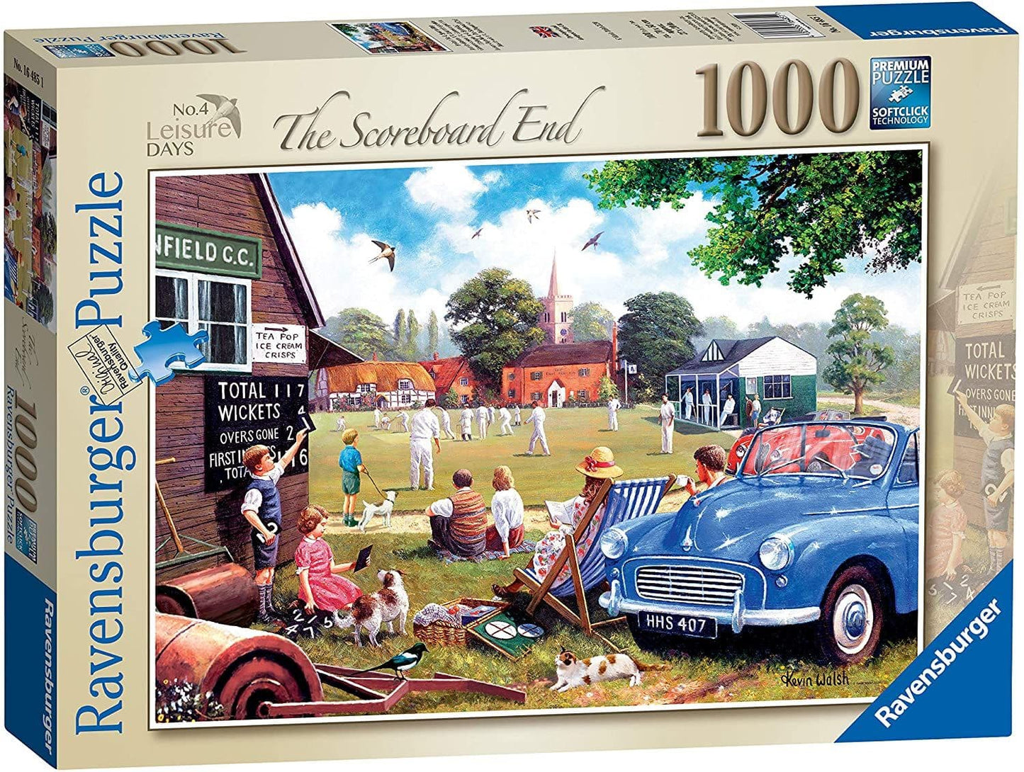 Ravensburger - Leisure Days No 4 The Scoreboard End - 1000 Piece Jigsaw Puzzle