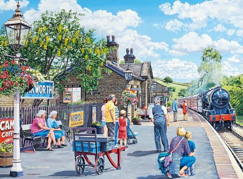 Ravensburger - Railway Heritage - 2 x 500 Piece Jigsaw Puzzle