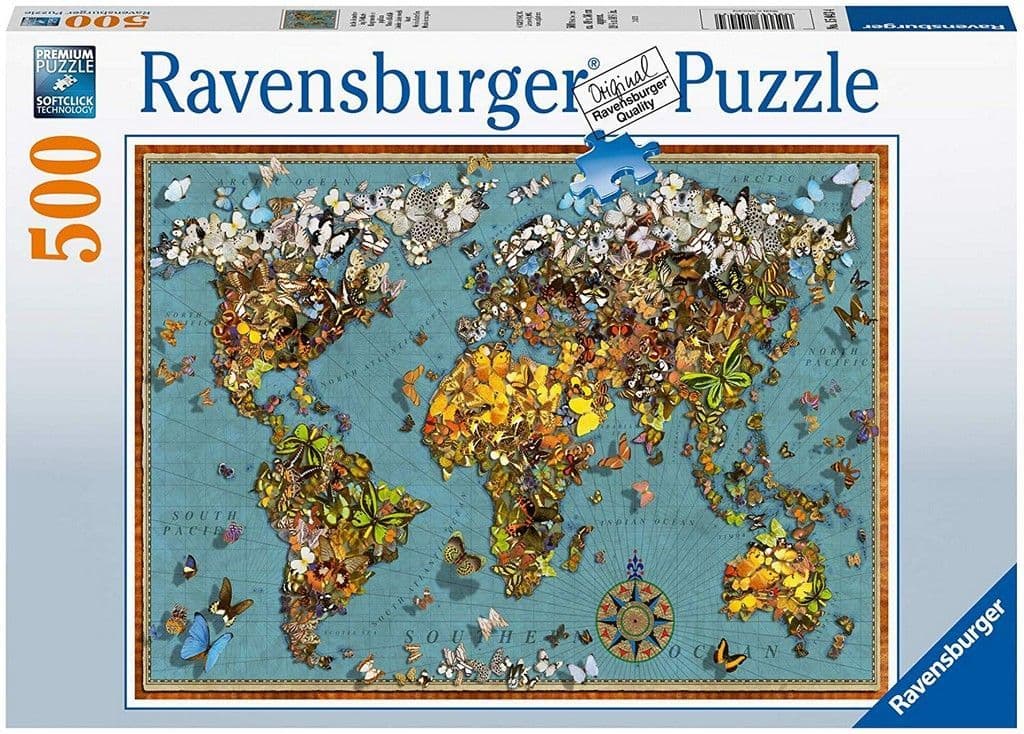 Ravensburger - World of Butterflies - 500 Piece Jigsaw Puzzle