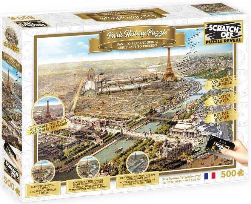 University Games - Paris Scratch Off Puzzle - 500 Piece Jigsaw Puzzle