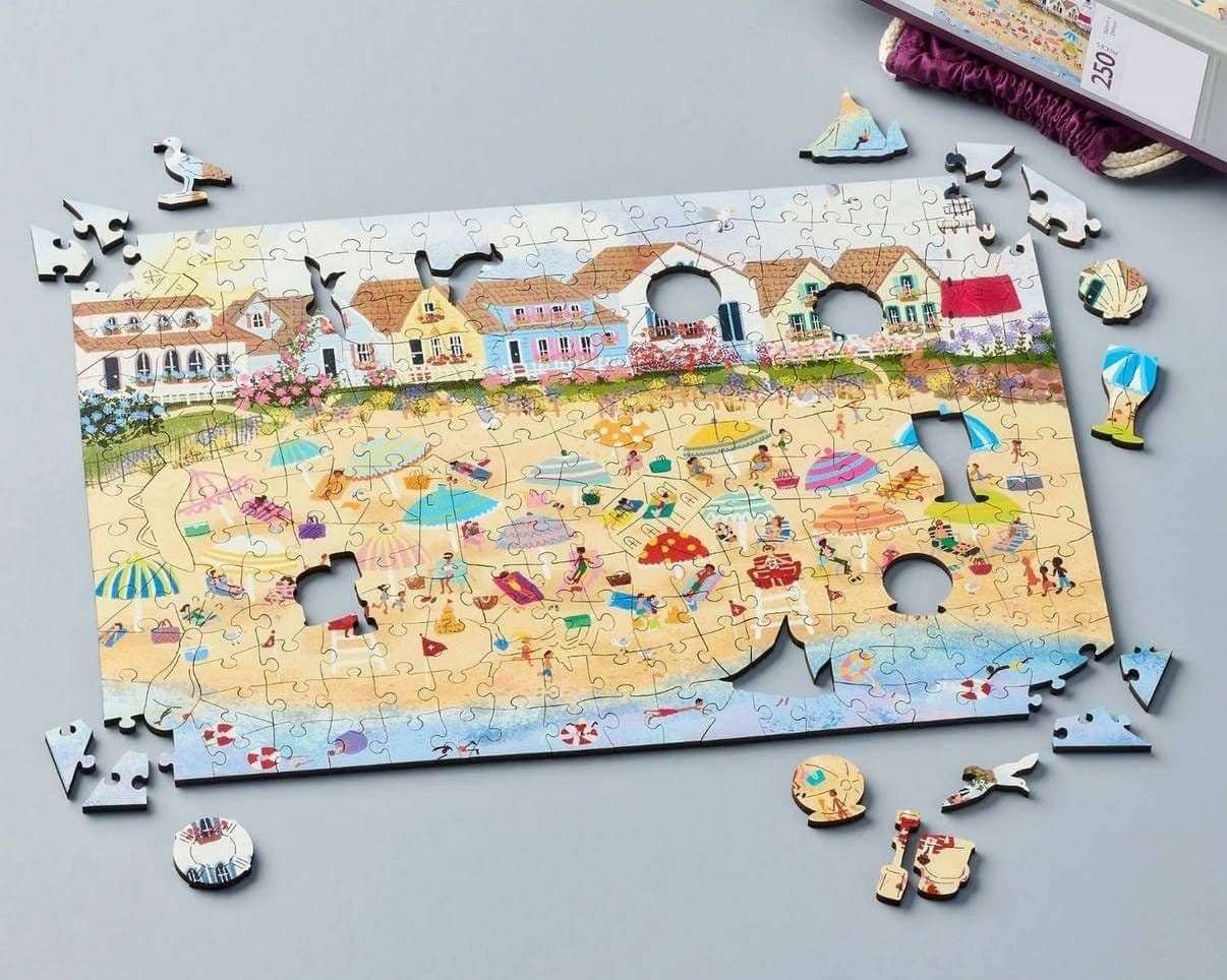 Wentworth - Summer at the Hamptons - 250 Piece Wooden Jigsaw Puzzle