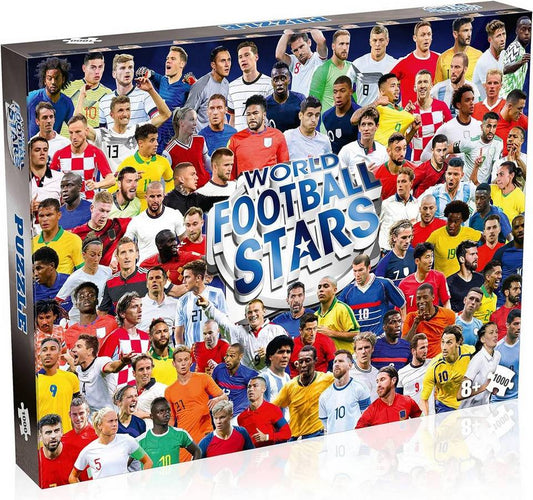 Winning Moves - World Football Stars - 1000 Piece Jigsaw Puzzle