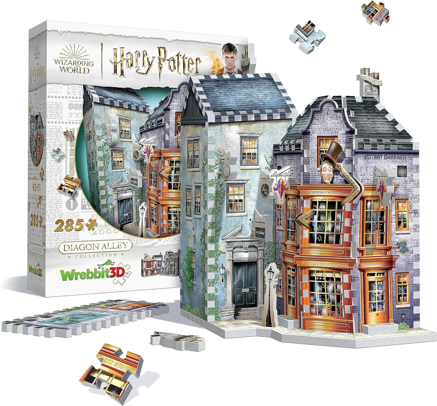 Wrebbit - Harry Potter - Weaslys Wizards Wheezes - 285 Piece 3D Jigsaw Puzzle