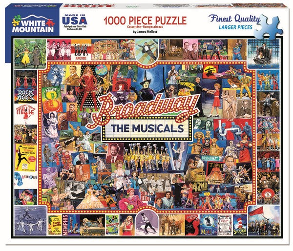 White Mountain - Broadway - 1000 Piece Jigsaw Puzzle