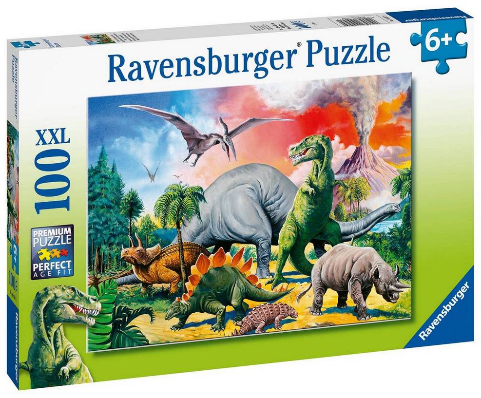 Ravensburger - Among the Dinosaurs - 100XXL Piece Jigsaw Puzzle