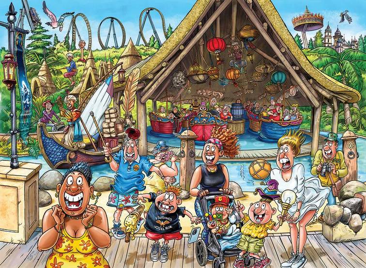 Wasgij - Original Efteling World of Sinbad - 1000 Piece Jigsaw Puzzle