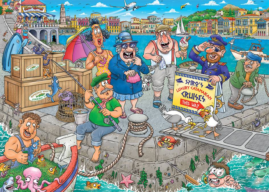 Wasgij - Original 47 Boating Bedlam! - 1000 Piece Jigsaw Puzzle