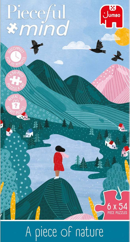 Pieceful Mind - A Piece of Nature - 6 x 54 Piece Jigsaw Puzzle