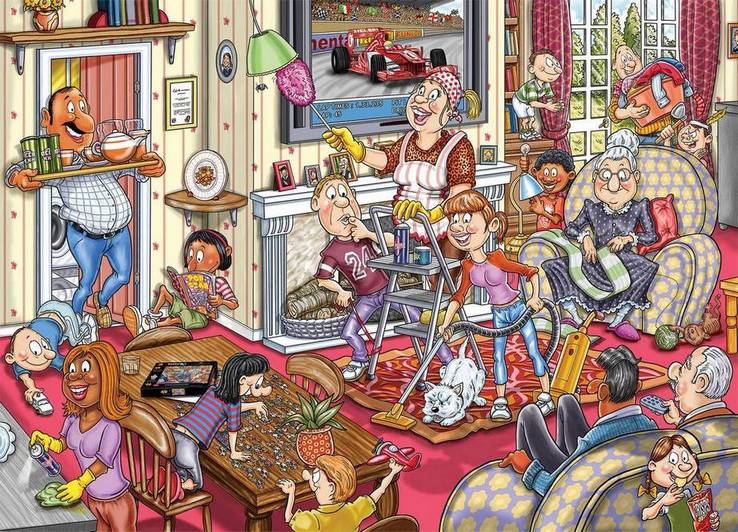 Wasgij - Retro Mystery 10 Spring has Sprung! - 1000 Piece Jigsaw Puzzle