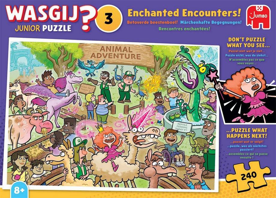 Wasgij - Junior 3 Enchanted Encounters! - 240 Piece Jigsaw Puzzle