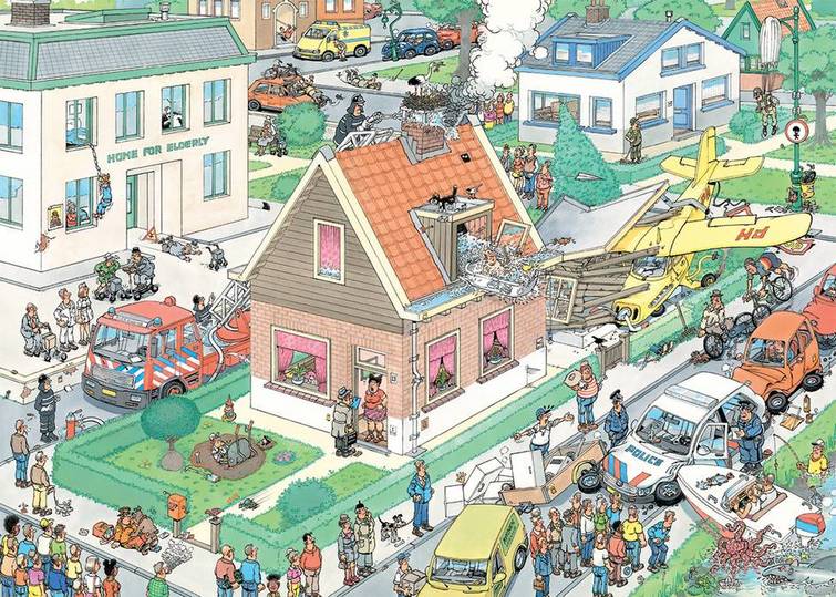Jan Van Haasteren - Murphys Law - 1000 Piece Jigsaw Puzzle