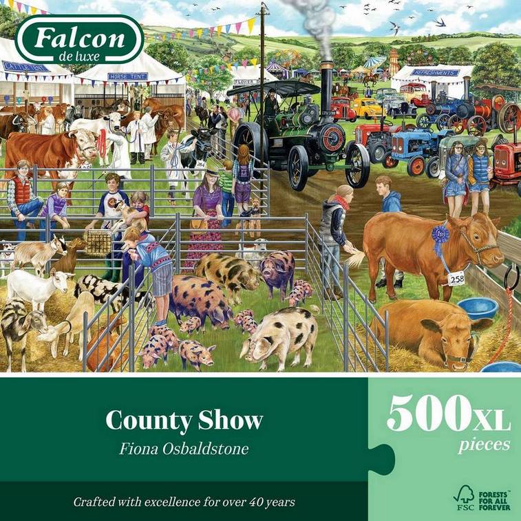 Falcon de Luxe - County Show - 500XL Piece Jigsaw Puzzle