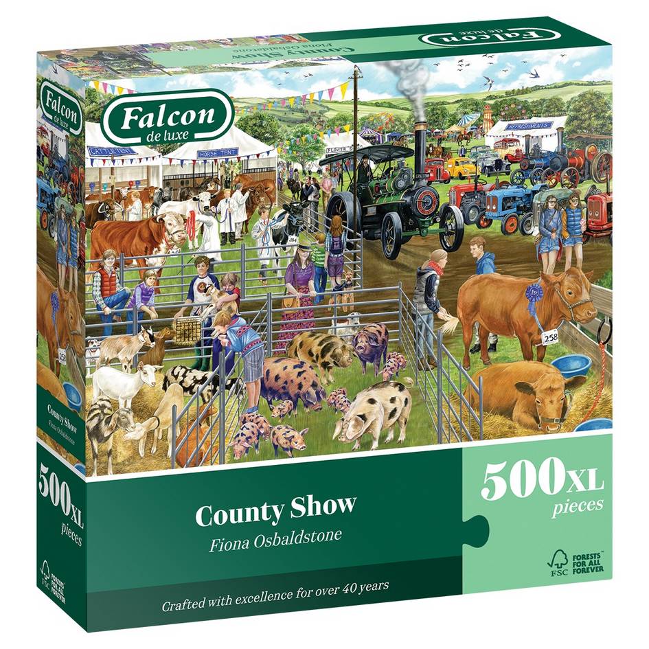 Falcon de Luxe - County Show - 500XL Piece Jigsaw Puzzle