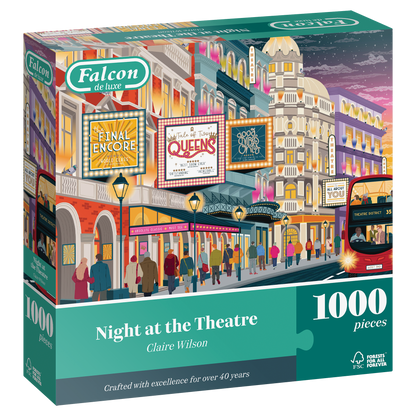 Falcon de Luxe - Night at the Theatre - 1000 Piece Jigsaw Puzzle