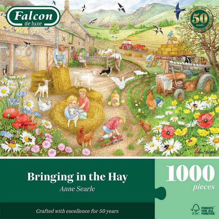 Falcon De Luxe - Bringing in the Hay - 1000 Piece Jigsaw Puzzle