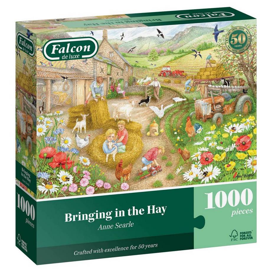 Falcon De Luxe - Bringing in the Hay - 1000 Piece Jigsaw Puzzle