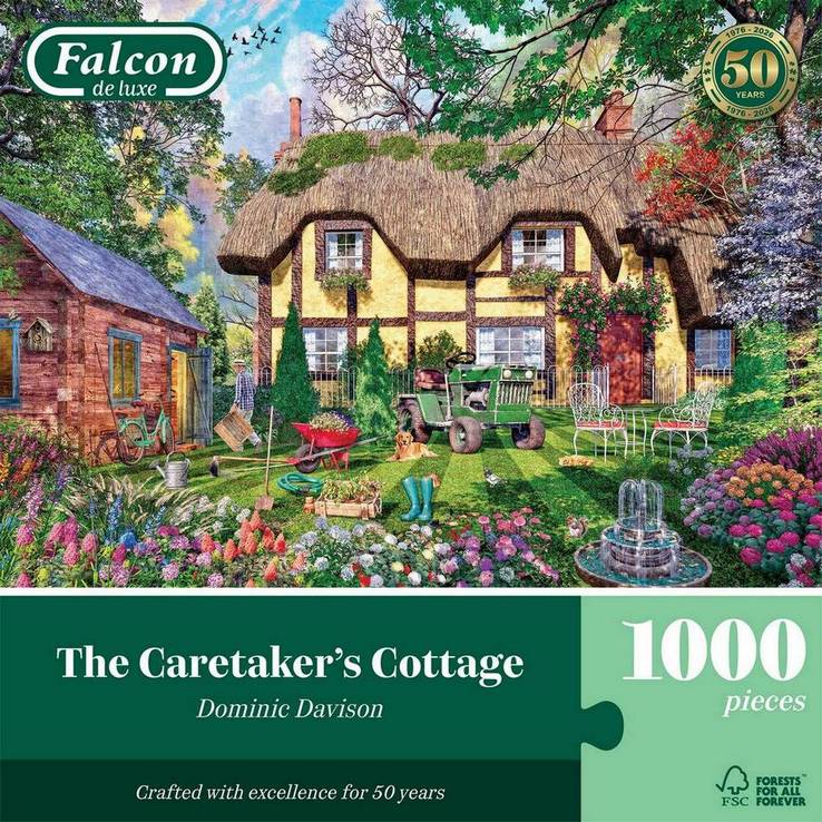 Falcon De Luxe - The Caretakers Cottage - 1000 Piece Jigsaw Puzzle