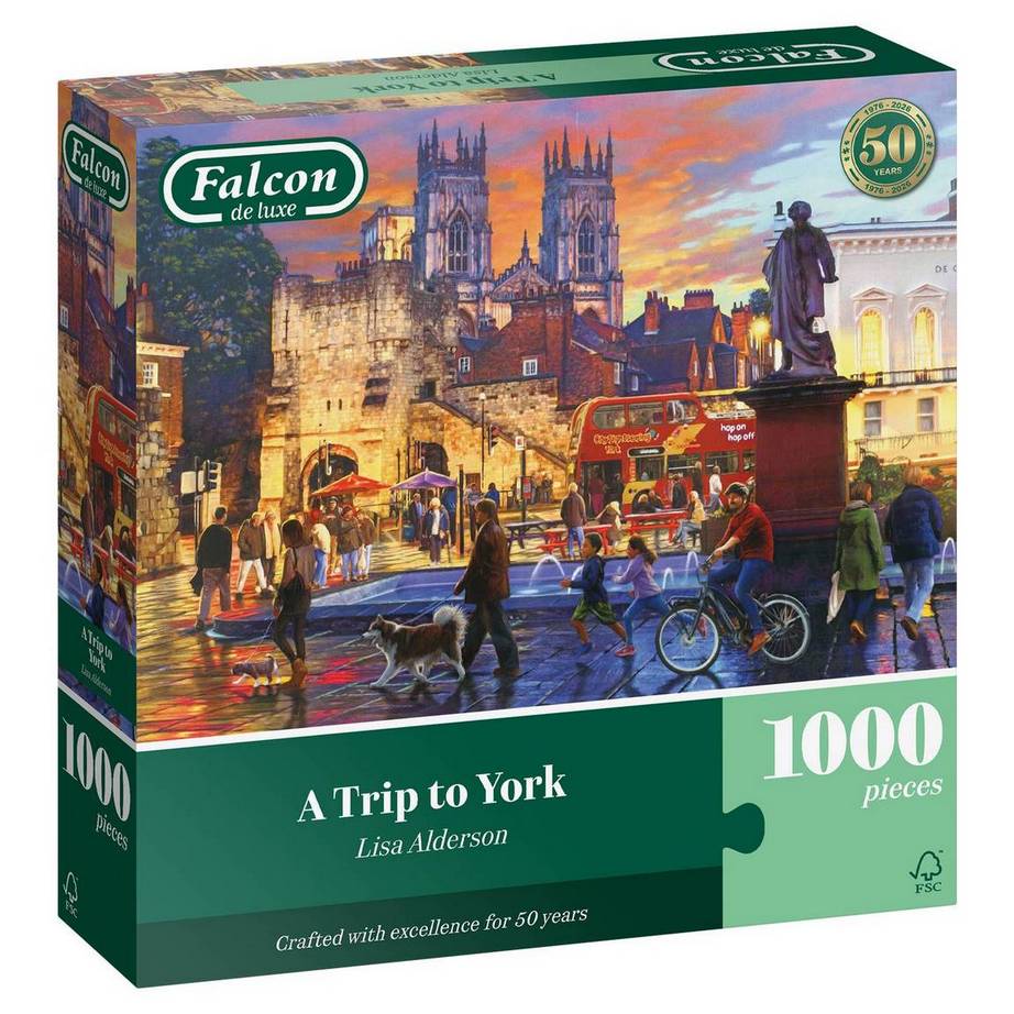 Falcon de Luxe - A Trip to York - 1000 Piece Jigsaw Puzzle