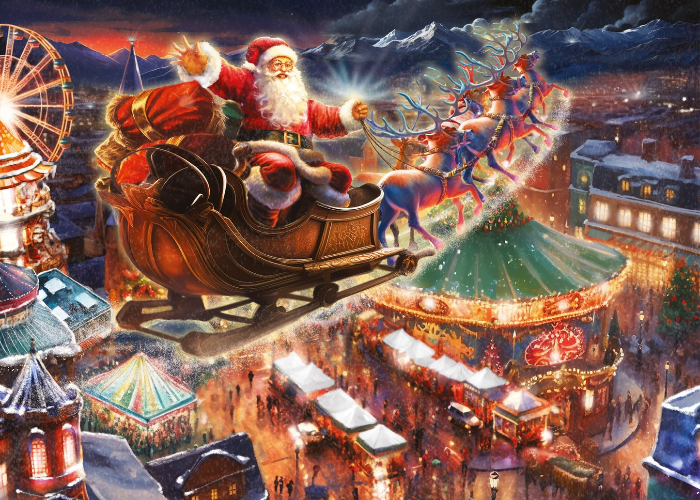 Falcon de Luxe - Christmas Wonderland - 1000 Piece Jigsaw Puzzle