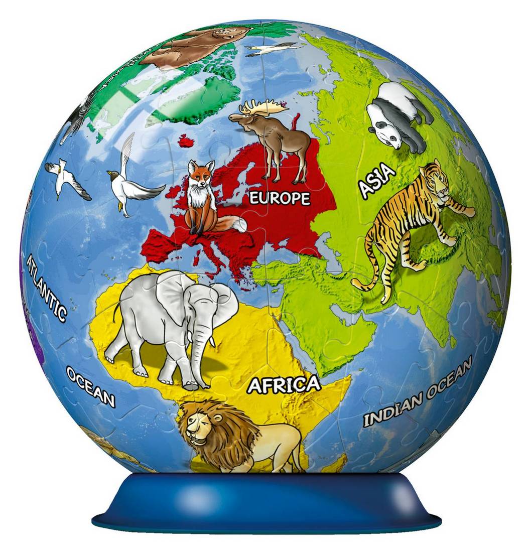 Ravensburger - Childrens Globe - 72 Piece 3D Jigsaw Puzzle