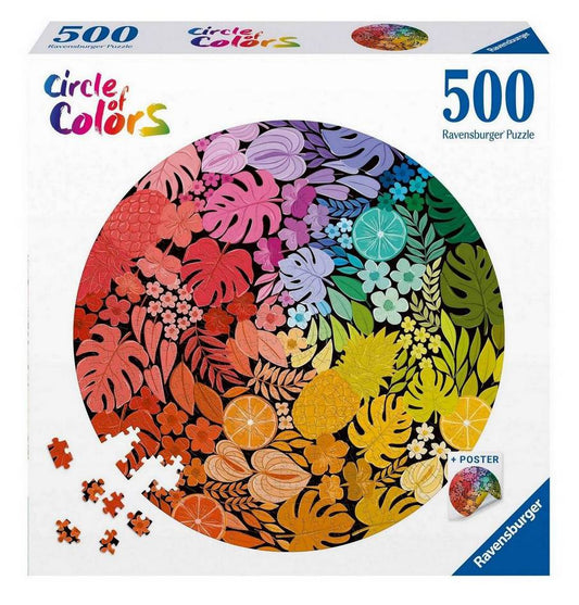 Ravensburger - Tropical Circular - 500 Piece Jigsaw Puzzle
