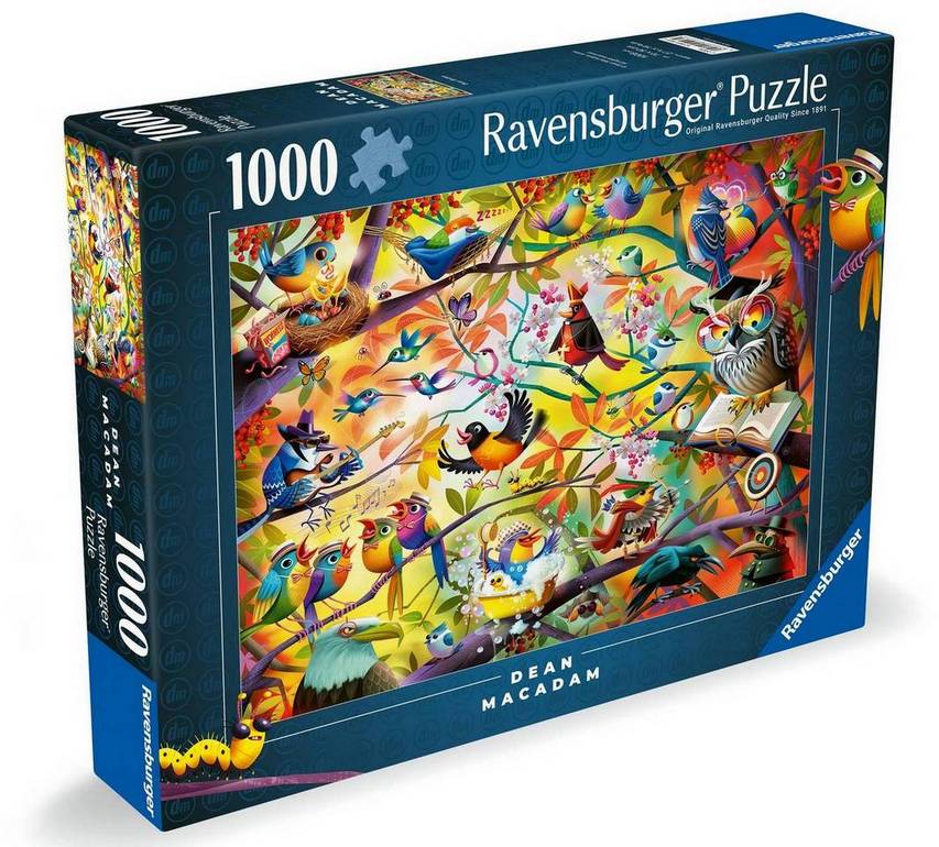 Ravensburger - Busy Birdies - 1000 Piece Jigsaw Puzzle