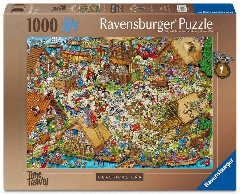 Ravensburger - Rays Comic Series - Time Travel No 1 - Classic Era - 1000 Piece Jigsaw Puzzle