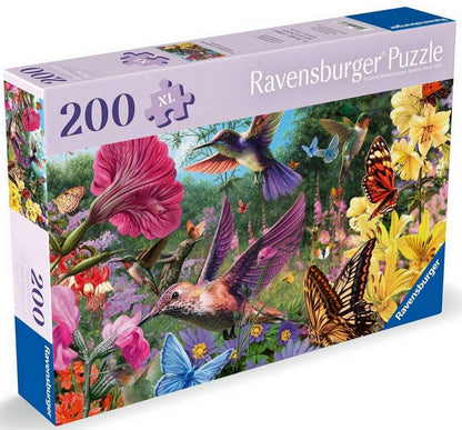 Ravensburger - Hummingbirds and Butterflies - 200XL Piece Jigsaw Puzzle