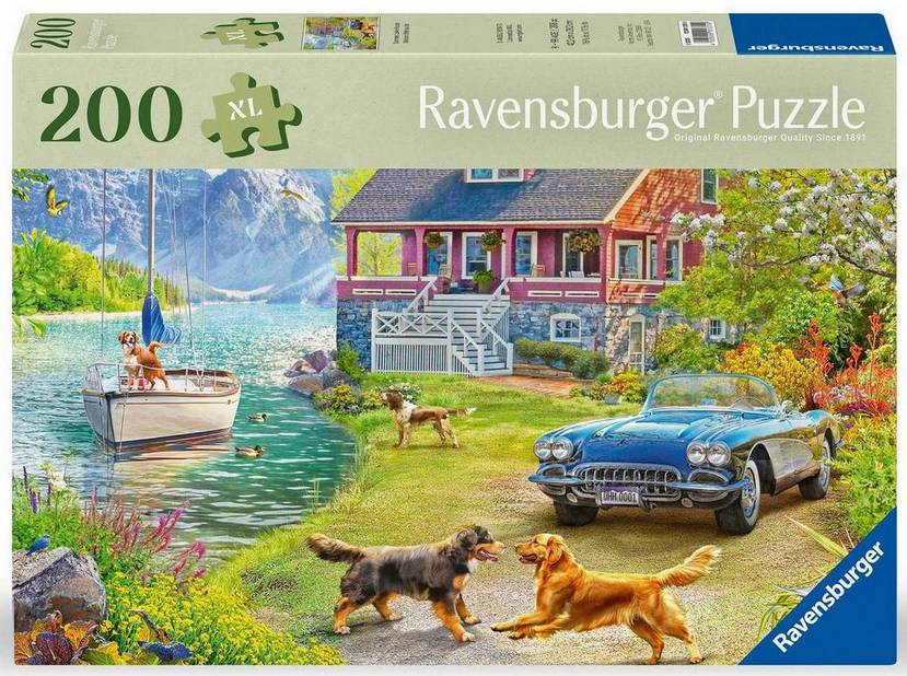 Ravensburger - Summer Lake House - 200XL Piece Jigsaw Puzzle