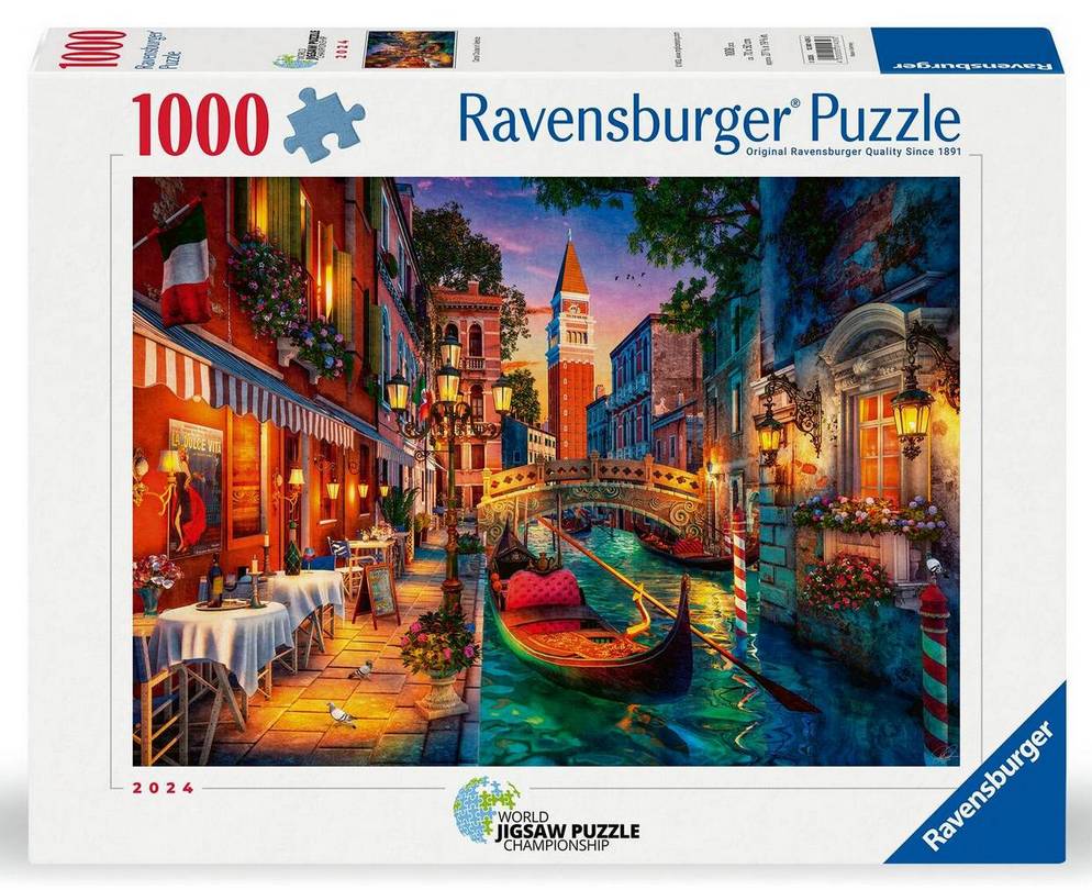 Ravensburger - Canal Cruise in Venice - 1000 Piece Jigsaw Puzzle