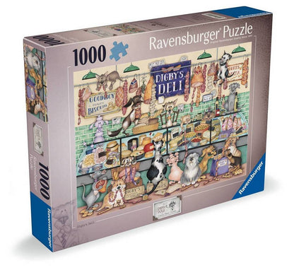 Ravensburger - Dapper Dogs No 1 - Digbys Deli - 1000 Piece Jigsaw Puzzle