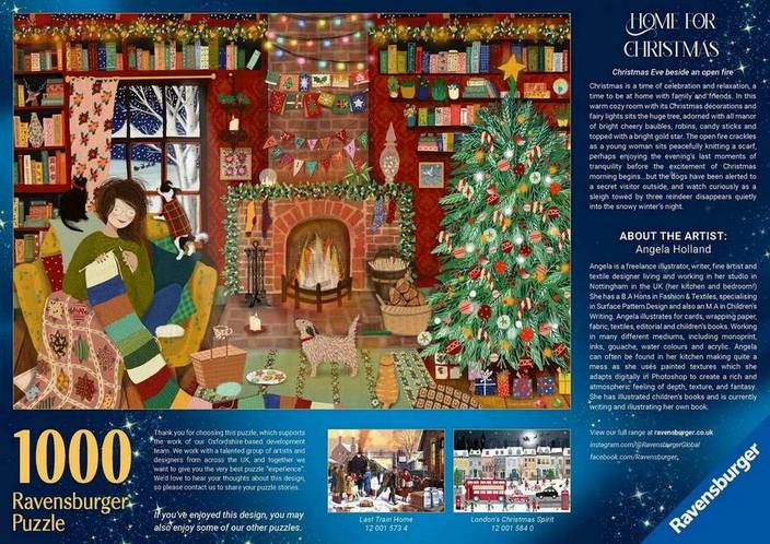 Ravensburger - Home for Christmas - 1000 Piece Jigsaw Puzzle