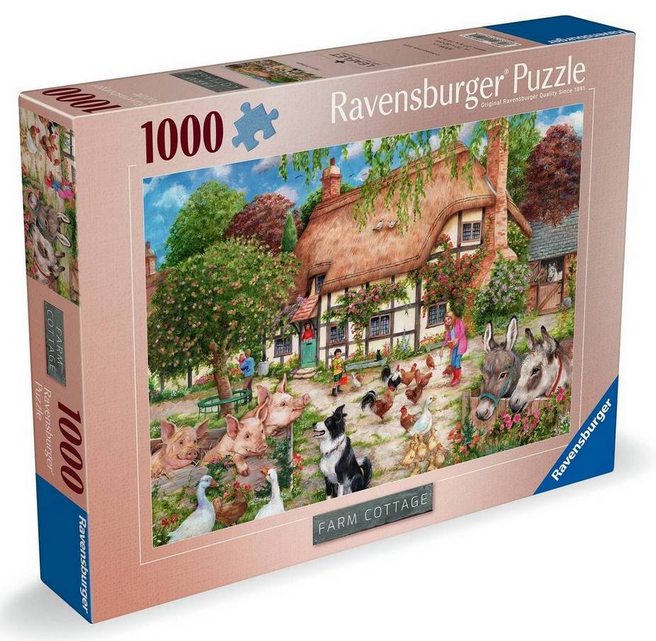 Ravensburger - Farm Cottage - 1000 Piece Jigsaw Puzzle