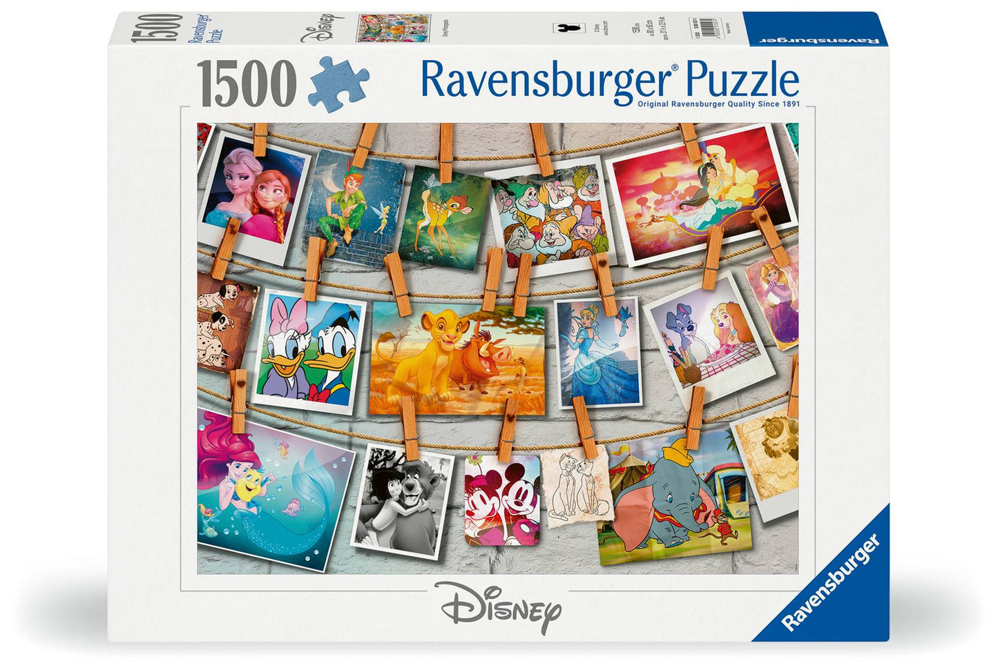 Ravensburger - Disney Photographs - 1500 Piece Jigsaw Puzzle