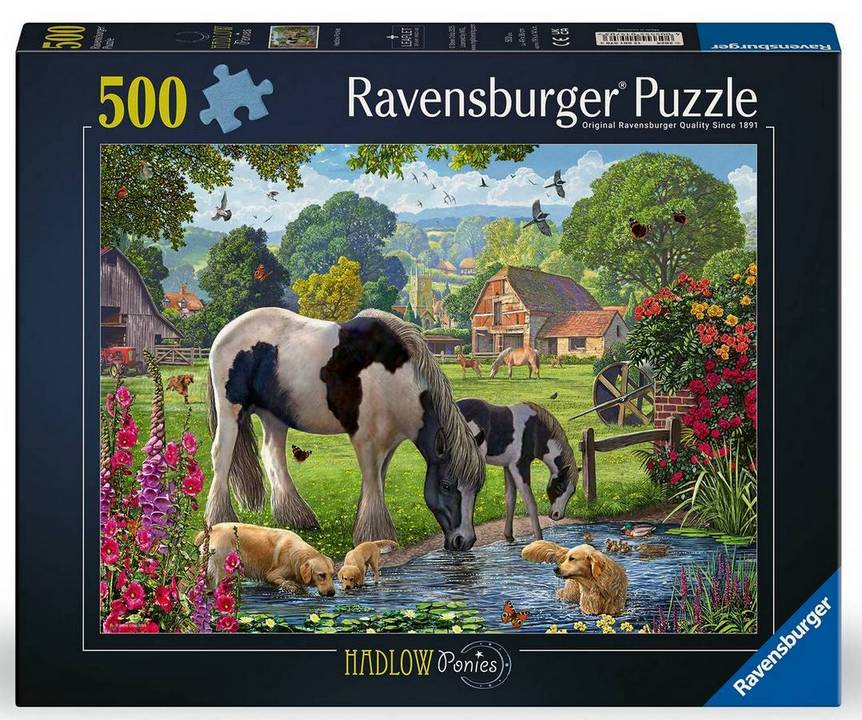 Ravensburger - Hadlow Ponies - 500 Piece Jigsaw Puzzle