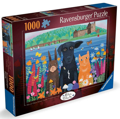 Ravensburger - Fun at Eilean Donan Castle - 1000 Piece Jigsaw Puzzle