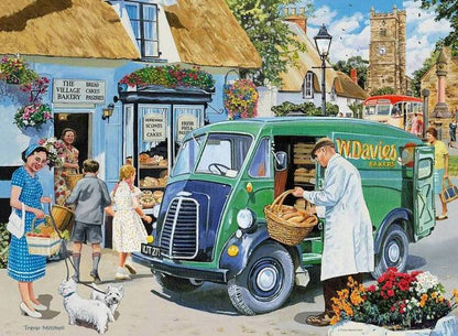 Ravensburger - Happy Days No 9  Village Life - 4 x 500 Piece Jigsaw Puzzle